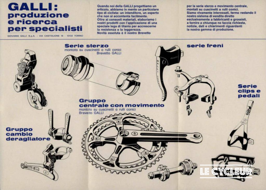 1978 Galli Criterium groupset