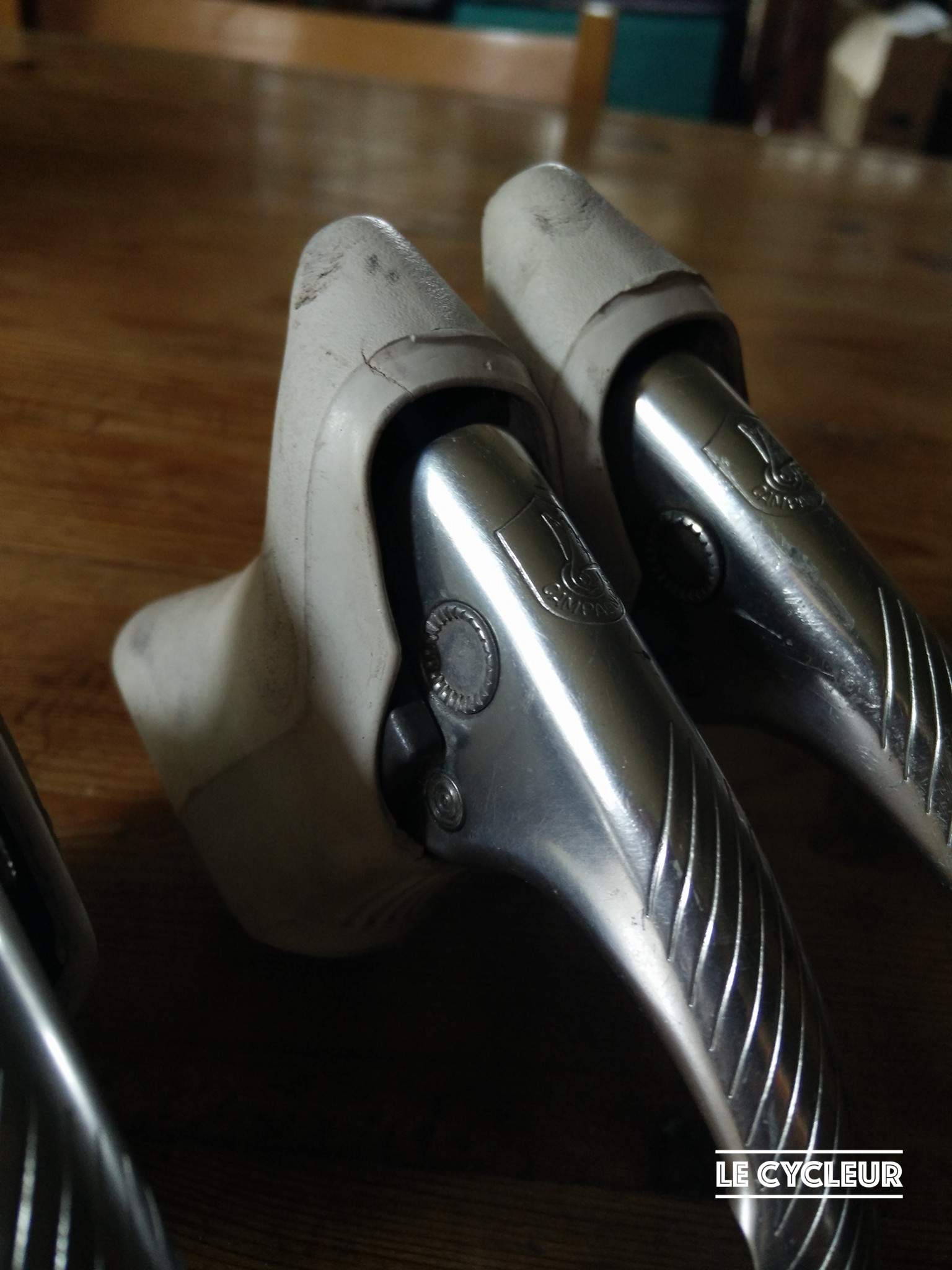 Second generation Campagnolo C-Record brake levers