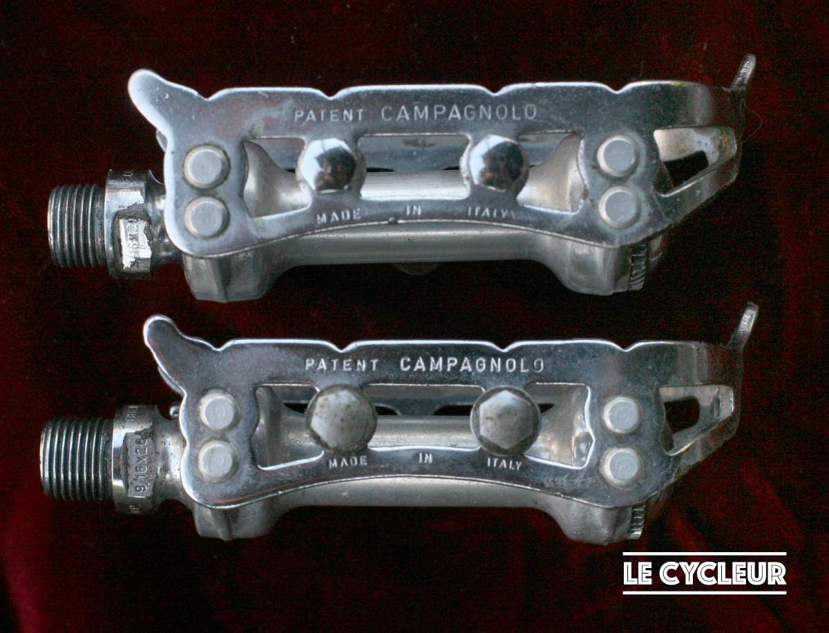 Campagnolo Nuovo Record Super superleggera Track Pista pedal dust caps silver 