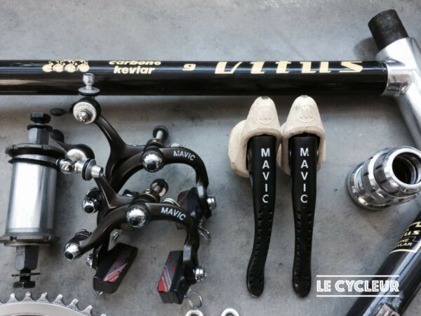 Kit Autocollants Mavic Sean Kelly Vitus KAS - Décalcomanies Jaune Et Noir - Neuf